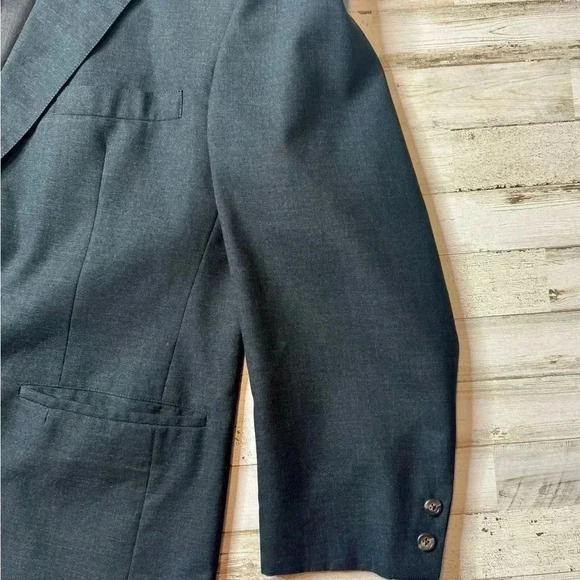 BROOKS BROTHERS 100% Wool Blazer Sz 45 - Picture 6 of 16